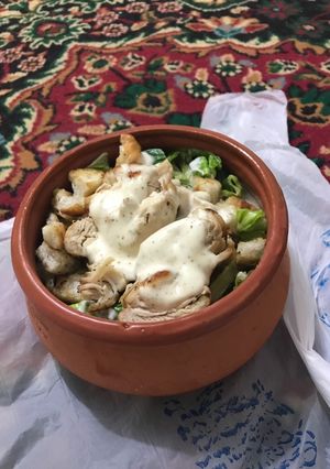 صورة لوصفة سلطة سيزر