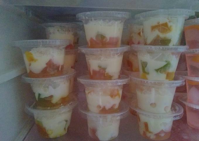 Cara Membuat Salad Jelly (ide jualan 1000an) Anti Gagal