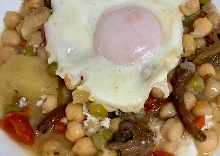 Empedrado de garbanzos