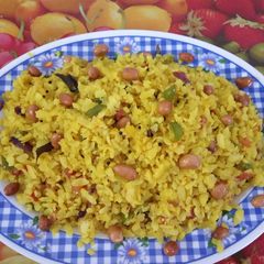 A picture of Vegetable Massala Poha.
