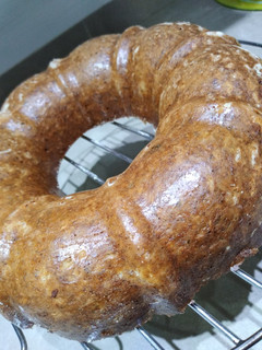Una foto de Budín de avena y banana con pasas