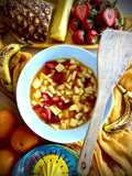 ¡Macedonia de frutas! 🍎🍌🍓🍍🍊