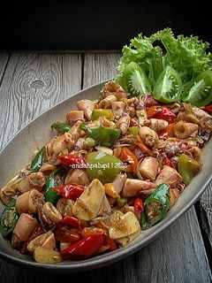 Foto resep Cumi asin oseng mercon
