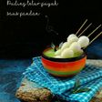Puding telur puyuh saus pandan