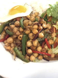 Foto de Salada de Grão de Bico e Pimentos