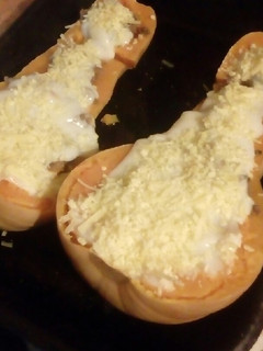 Una foto de Calabaza rellena