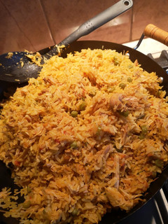 Una foto de Arroz con pollo