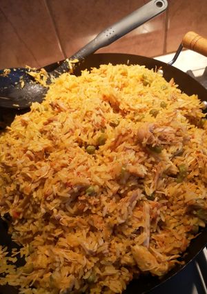 Una foto de Arroz con pollo