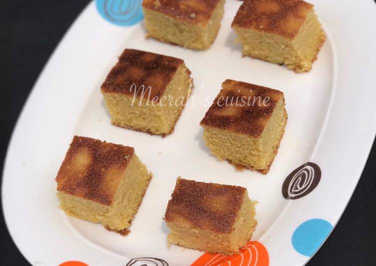 Hot milk vanilla sponge cake