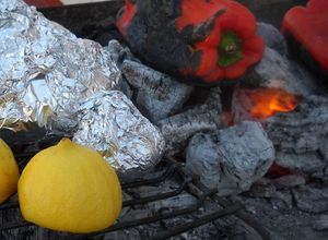 Una foto de Verduras a las brasas (al rescoldo)