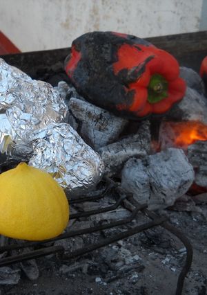 Una foto de Verduras a las brasas (al rescoldo)