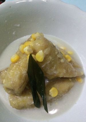 Foto resep Kolak pisang santan plus jagung