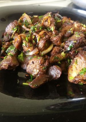 A picture of Dry fry beef.
