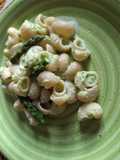 Conchiglie con stracchino e asparagi