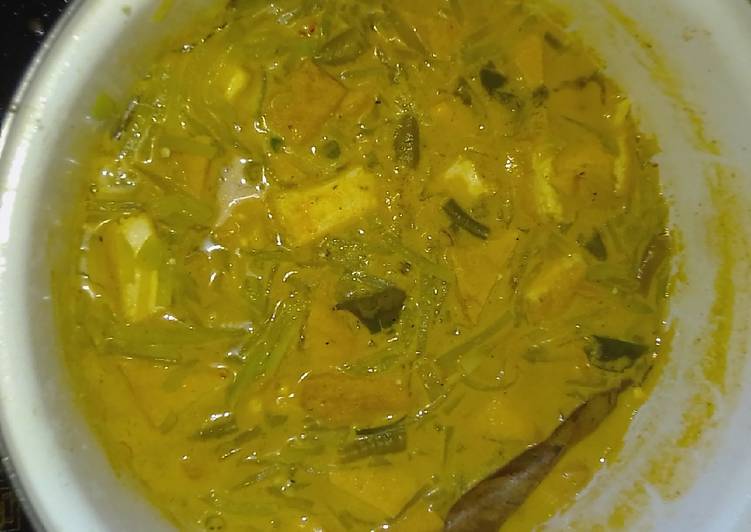 Cara Gampang Menyiapkan Talasimaburi (tahu labu siam masak bumbu kari) yang Enak Banget