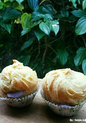 Foto resep Kue Sus Fla Ubi Ungu