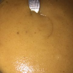 A picture of Besan suji ka halwa.
