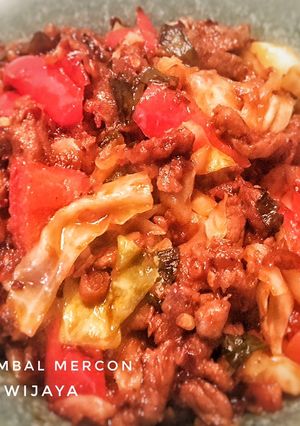 Foto resep Daging Sambal Mercon