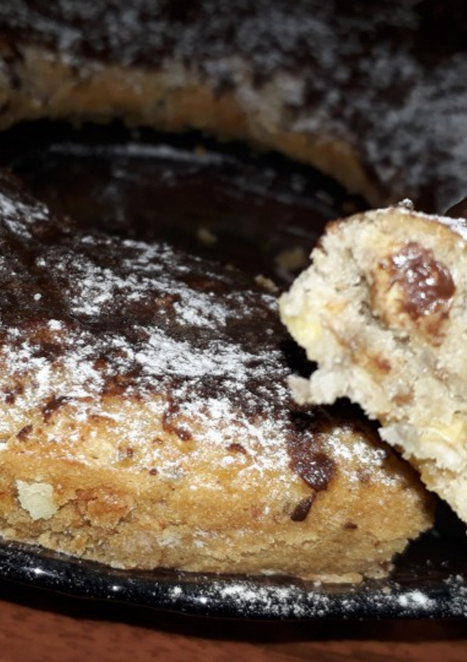 Una foto de Budín de banana rapidísimo