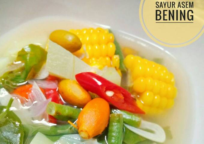 Bagaimana Membuat Sayur asem bening yang Lezat Sekali