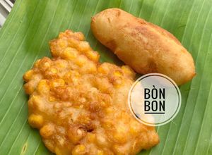 Hình của món Bánh Chuối Chiên - Bánh Bắp Chiên.
