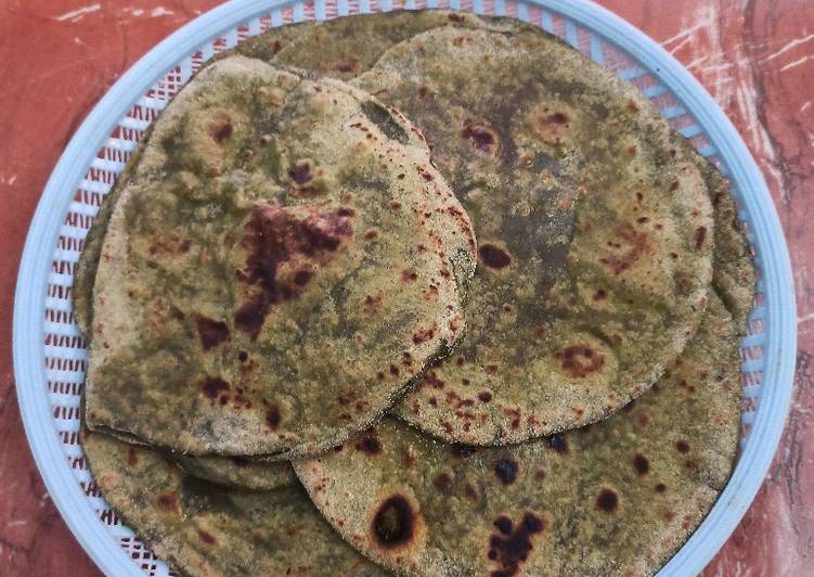 Recipe of Speedy Palak paratha