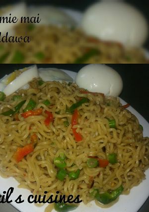 A picture of Indomie mai daddawa.