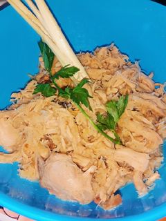 Foto resep Gepuk Ayam Suwir Kelapa