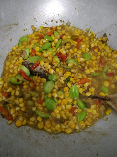Foto resep Tumis ikan peda jagung petai