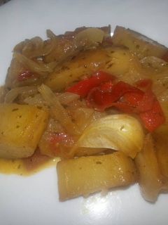 Una foto de Patatas asadas para guarnición