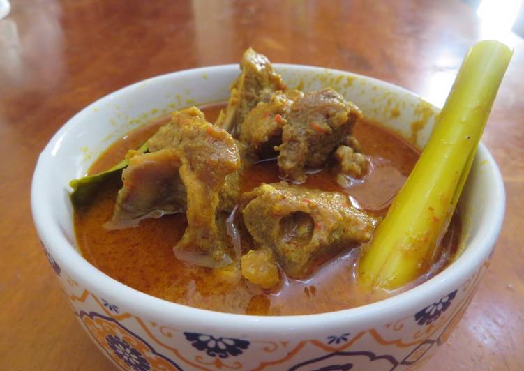 Gulai kambing sederhana(tnpa santan)