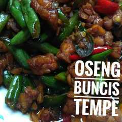 A picture of Oseng Buncis Tempe.