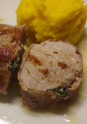 A picture of Miale alla romana pork fillet with sage and pancetta.
