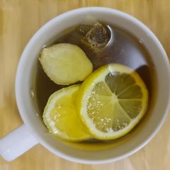 Homemade hot toddy A picture of Homemade hot toddy.
