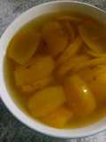 Papayas en almíbar