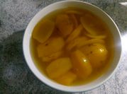 Una foto de papaya en almíbar