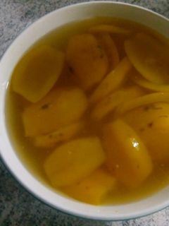 Una foto de Papayas en almíbar
