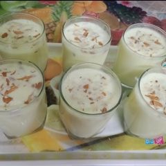 A picture of Safforn Almonds Milk.