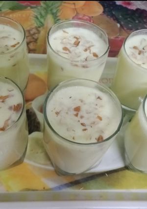 A picture of Safforn Almonds Milk.