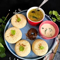 Sabudana Millet Idli A picture of Sabudana Millet Idli.