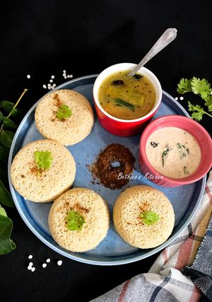 A picture of Sabudana Millet Idli.