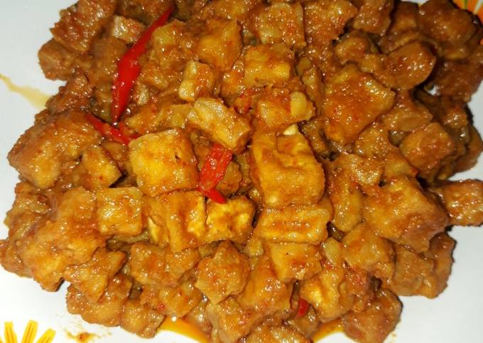 40. Orek Tahu tempe basah