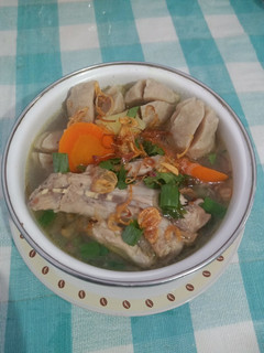 Foto resep Sop tulang ayam bakso