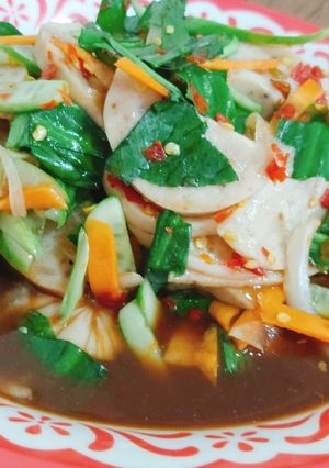 รูปของ ยำหมูยอน้ำปลาร้า