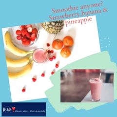 A picture of Strawberry, banana & pineapple smoothie.