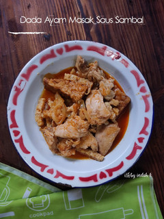 Foto resep Dada Ayam Masak Saus Sambal