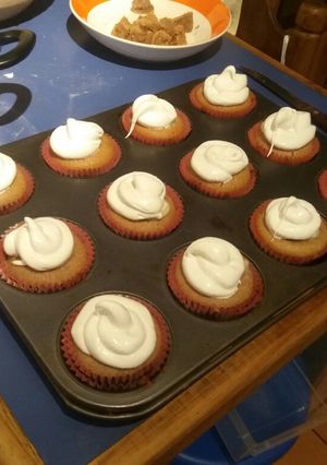 Una foto de Cupcakes de pie de limón