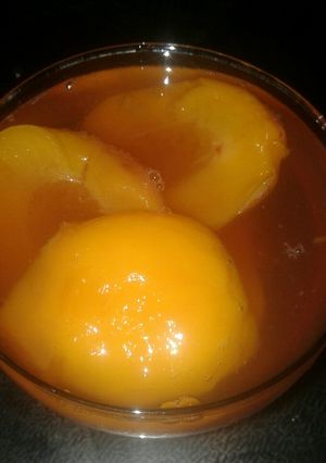 صورة لوصفة كمبوت خوخ