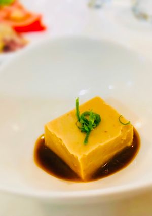 Una foto de Tofu de sésamo Japonés GOMA TOFU🇺🇾🇯🇵胡麻豆腐