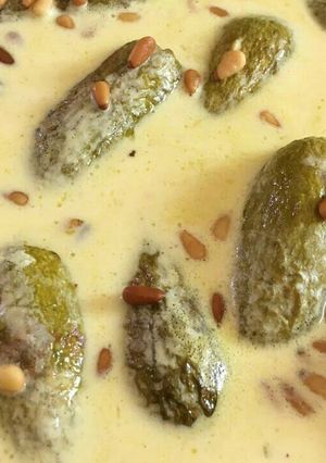 صورة لوصفة شيخ المحشي باللبن
